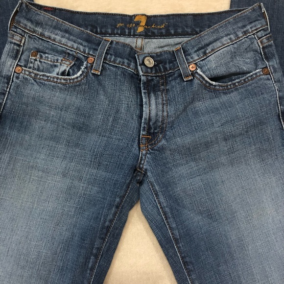 7 For All Mankind Women’s Bootcut Jeans, Size 27 - Picture 4 of 8